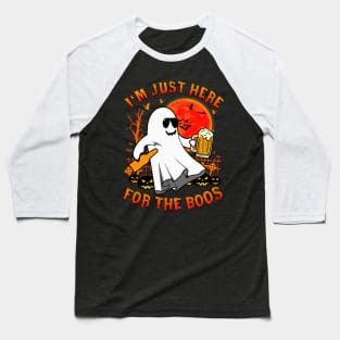 Funny Halloween Tee I'm Just Here For The Boos Costume Gift Baseball T-Shirt